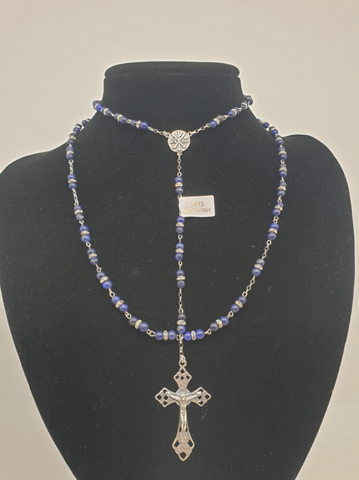 Silver rosary | Galleria San Pietro