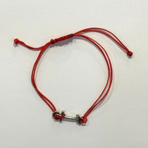 BRACCIALE CORDA ROSSO